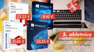 Praznujte 5. rojstni dan Keysoffa! Lifetime Office 2021 Pro za samo 26,30 €/PC! Prihranite več kot 90 % na najnovejših ključih za OS in Office 2024!