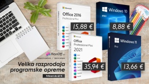 Povečajte produktivnost z dosmrtnim Microsoft Officeom že od 15€ in Windows 11 že od 10€ na Keysoffu