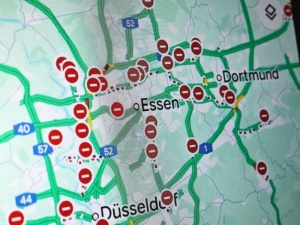 Kaos na nemških avtocestah, ker je Google prikazoval, da so zaprte