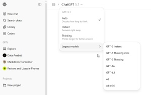 OpenAI ponuja GPT 5.1
