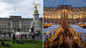 Turisti v Londonu množično obiskujejo lažni božični sejem