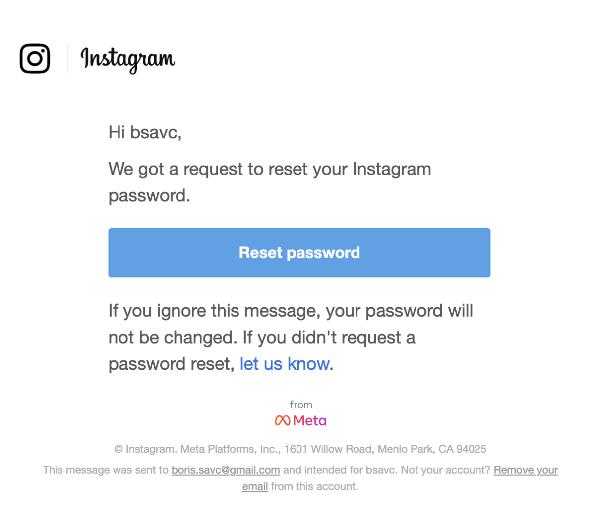 <span><span>Če vam je Instagram pisal, da zamenjajte geslo, niste edini</span></span>