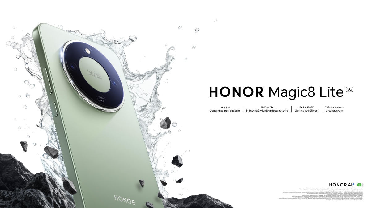 HONOR Magic8 Lite prejel priznano nagrado Editor's Choice