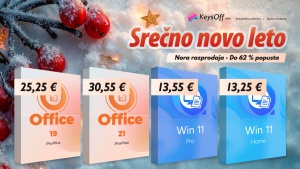 Povečajte produktivnost v 2026: Doživljenjski MS Office 2021 in Windows 11 že od 13 &euro; na Keysoff!
