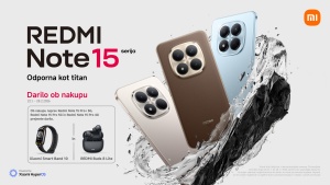 Xiaomi predstavlja serijo REDMI Note 15: odpornost titana in napredne fotografske funkcije