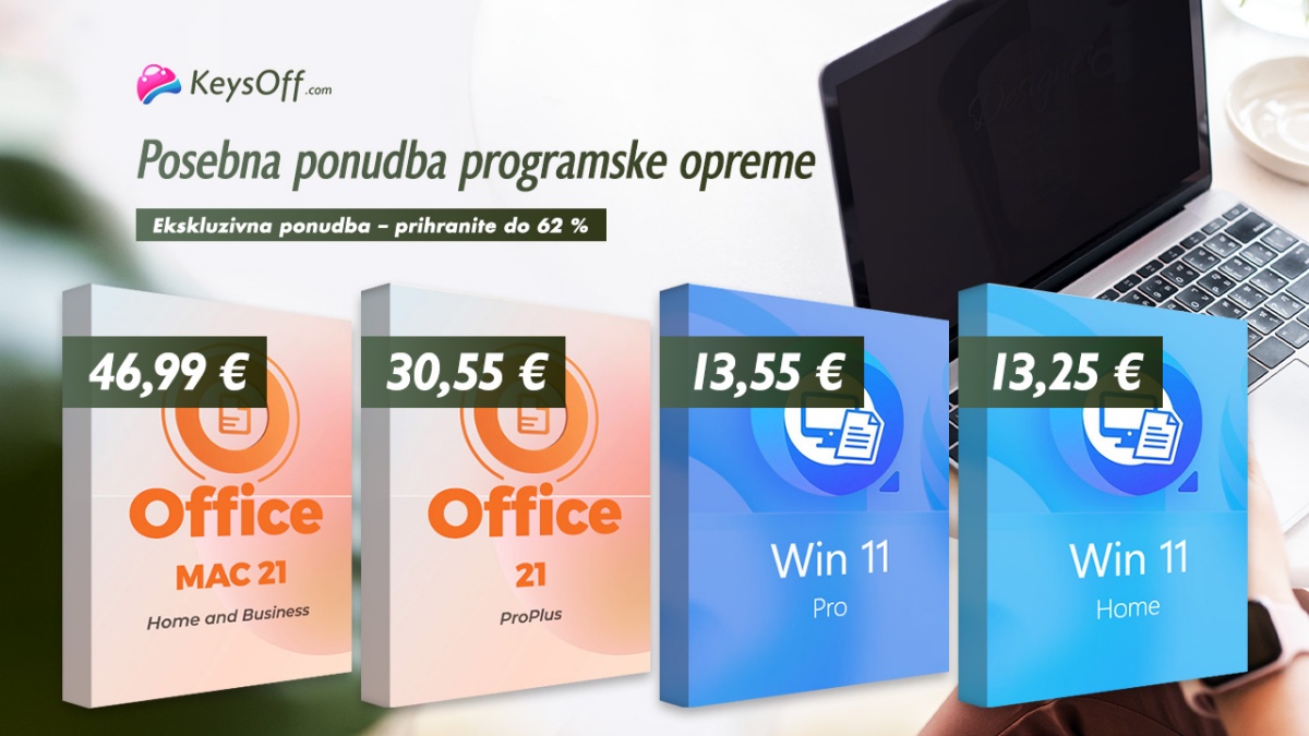 Pripravite se na posebno ponudbo Keysoff Software: izkoristite najboljše cene za doživljenjsko licenco Office in originalni WinOS za samo 13,55 &euro;!