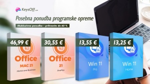 Pripravite se na posebno ponudbo Keysoff Software: izkoristite najboljše cene za doživljenjsko licenco Office in originalni WinOS za samo 13,55 &euro;!