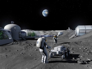 Elon Musk bi tovarno satelitov gradil na Luni