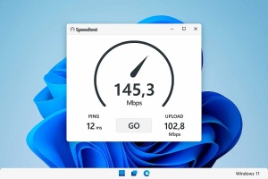 Windows dobi test hitrosti omrežja