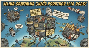 Vesoljski podatkovni centri - nova fronta tehnološke norosti