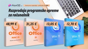 Akcija na programsko opremo za osebne računalnike: ključ za Office 2021 Pro že za 31,25 &euro; in ključ za Windows 11 Pro za samo 13,05 &euro;!