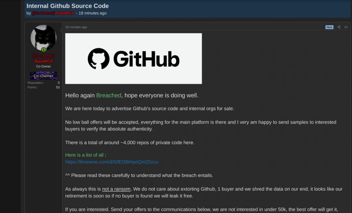 GitHub potrdil vdor v 3800 repozitorijev, ker je eden izmed zaposlenih staknil virus