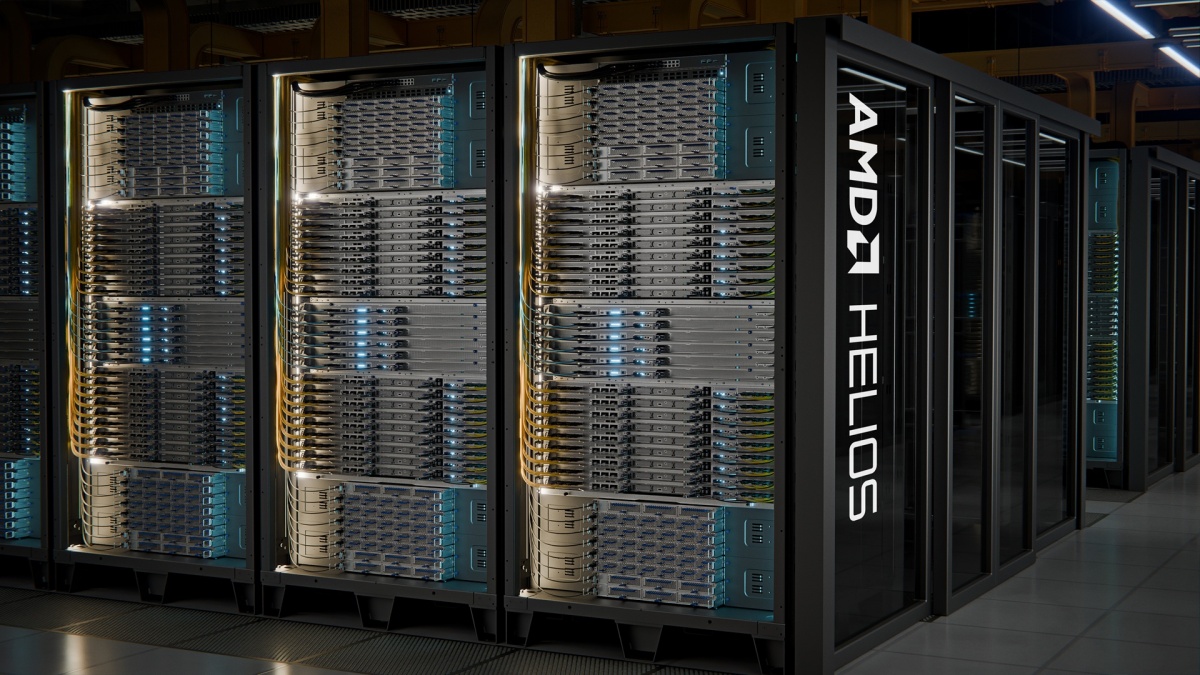 AMD z novim sistemom Helios in procesorji Epyc napoveduje vojno Nvidii