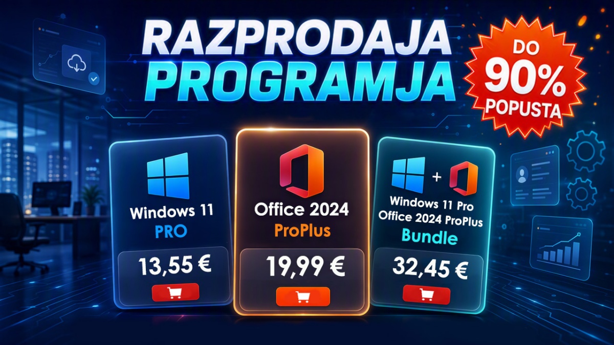 Potrebujete Office ali Windows? Keysoff ponuja Office 2024 Pro za 19,99 € in Windows 11 Pro za 13,55 €