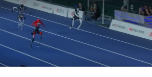 Usain Bolt izgubil: kitajski robot premagal svetovni rekord na 100 m