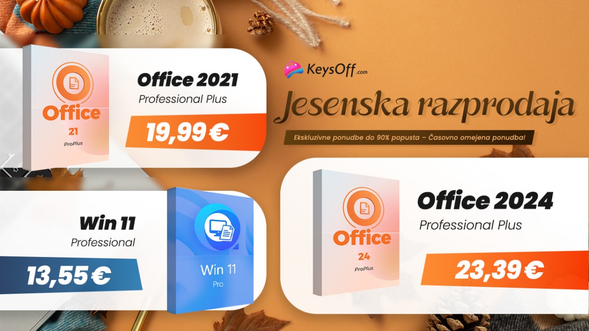 Konec podpore Office 2021 se bliža: doživljenjski licenci Office 2024 Pro in Windows 11 Pro znižani