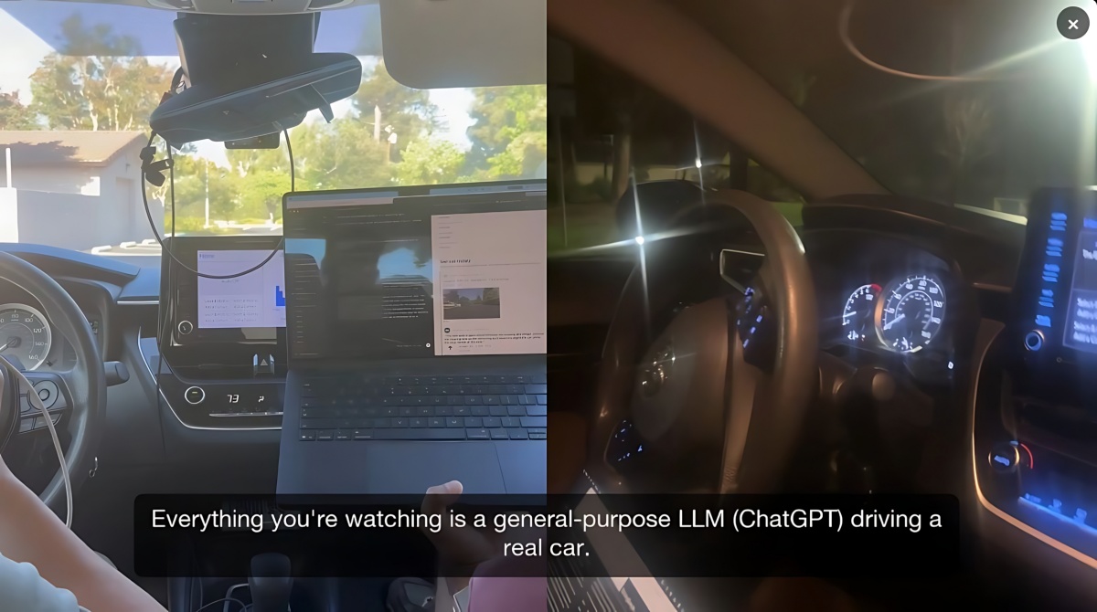 GPT-6 Astra je prvič uspešno vozila avtomobil