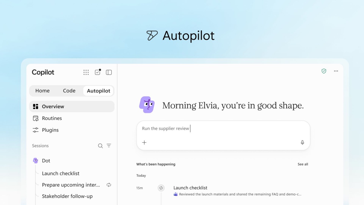 Microsoft predstavlja poenoteno izkušnjo za orodja Copilot