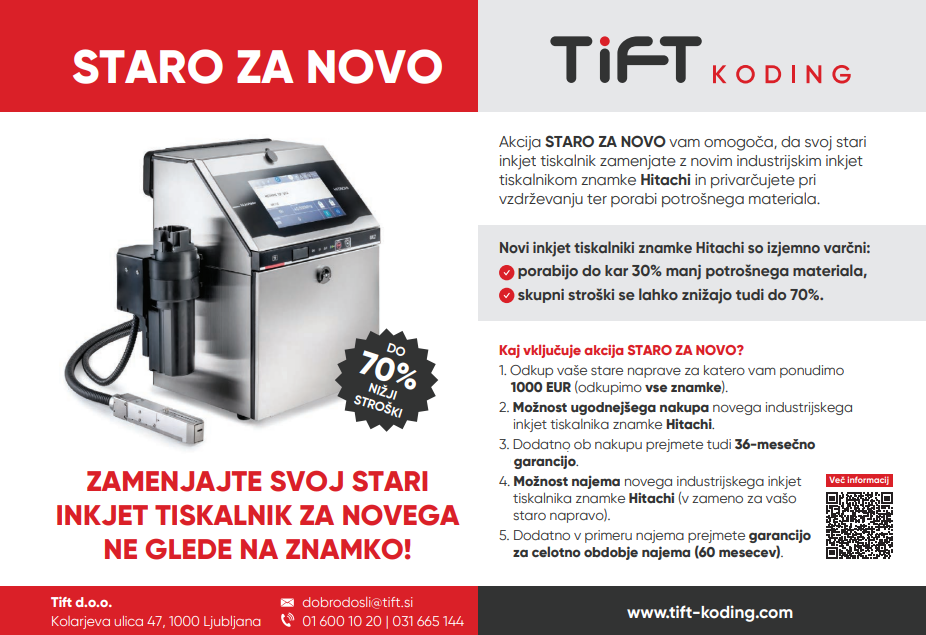 Zanesljivo in sledljivo industrijsko označevanje