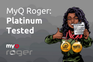 <strong>MyQ Roger je prejel platinasto priznanje BLI Keypoint Intelligence</strong>